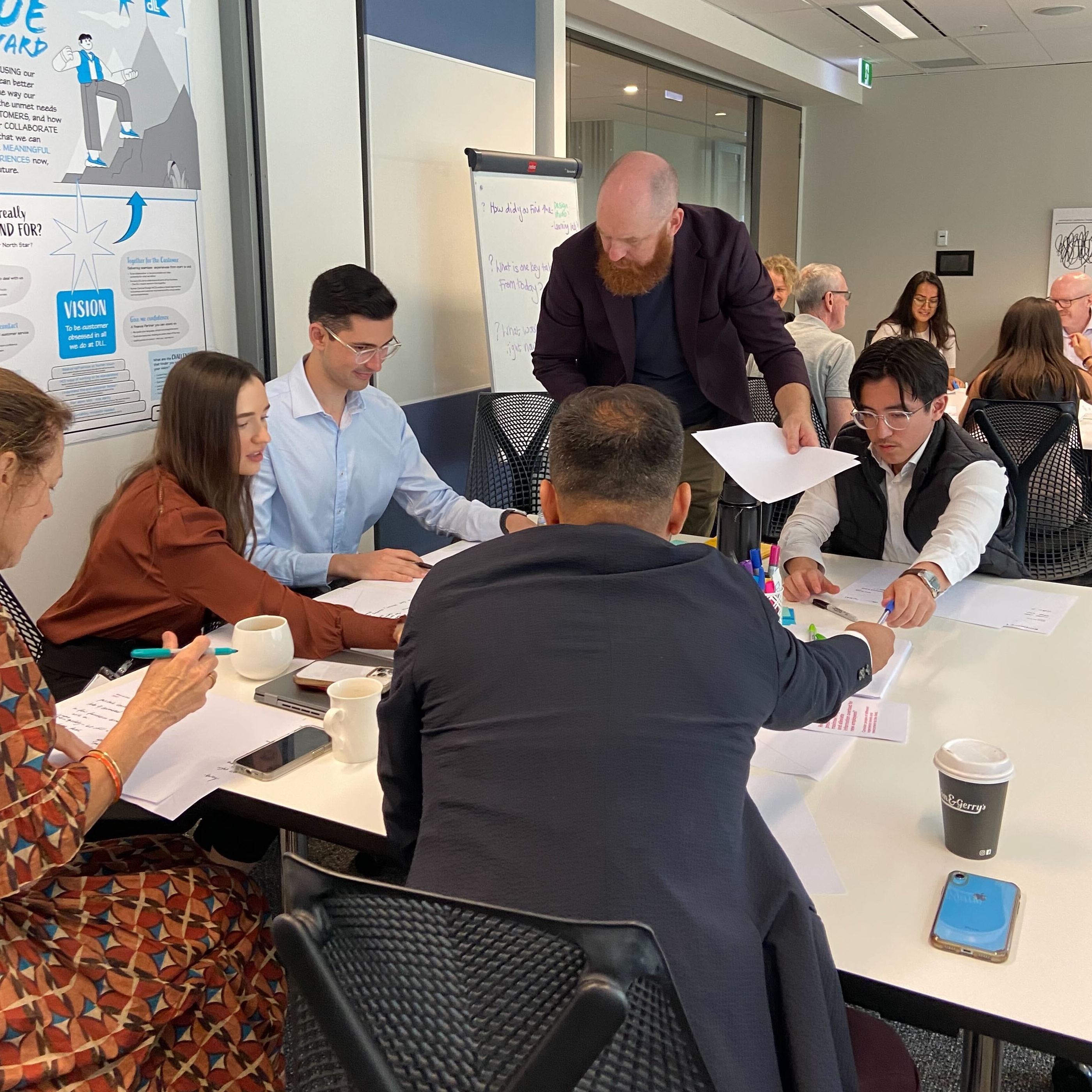 DLL staff participating in a workshop.